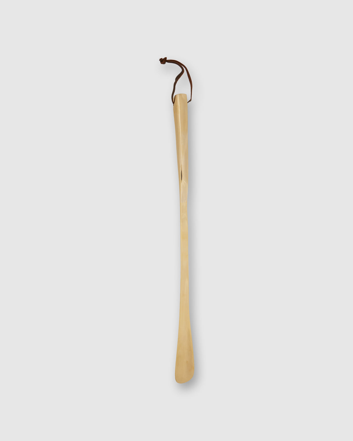 Long Square-Grip Shoe Horn in Brass