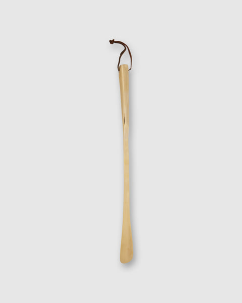 Long Square-Grip Shoe Horn in Brass | Shop Sid Mashburn
