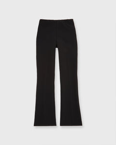 Faye Flare Cropped Pant in Black Cady