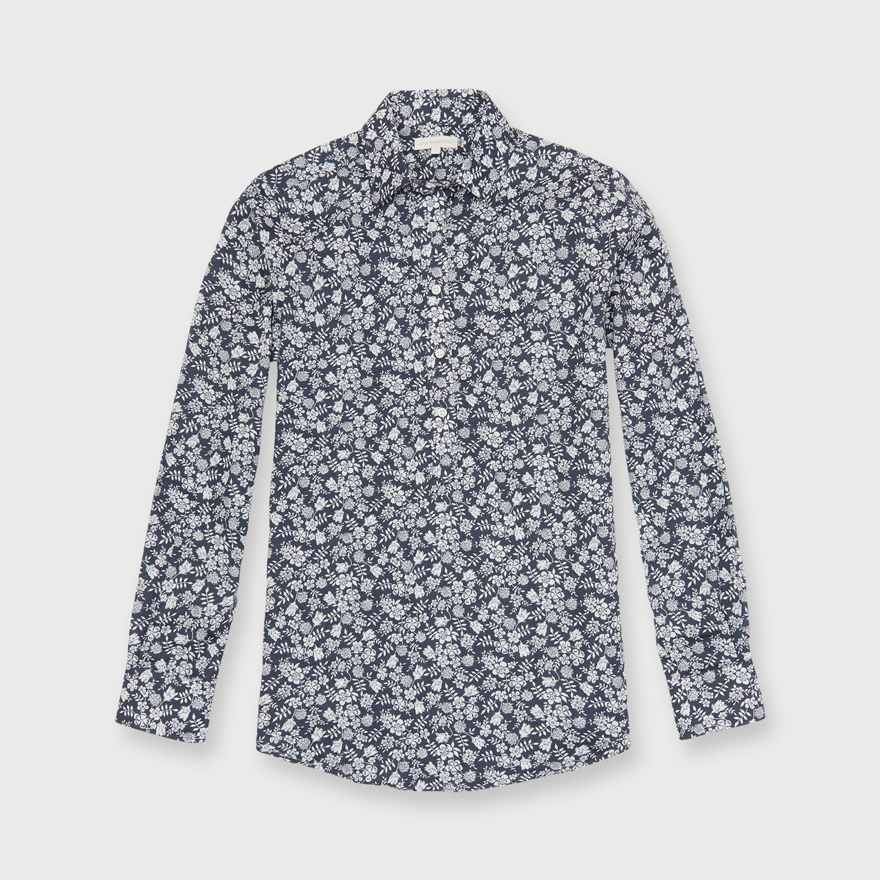 Made-to-Order Fabric in Navy Edenham Shadow Liberty Fabric