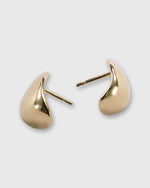 Load image into Gallery viewer, Wrap Oval Earrings in Gold-Plated Brass
