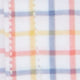 Spread Collar Sport Shirt in Poppy/Yellow/Blue Tattersall Poplin