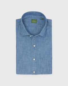 Otto Handmade Sport Shirt in Extra Light Washed Chambray