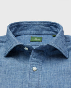 Otto Handmade Sport Shirt in Extra Light Washed Chambray