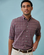 Load image into Gallery viewer, Button-Down Sport Shirt in Royal Stewart Summer Tartan Poplin
