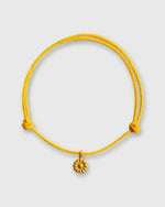 Load image into Gallery viewer, Small Marguerite Charm Bracelet in Gold/Assorted Color Cord
