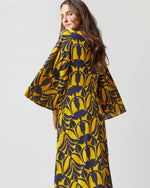 Load image into Gallery viewer, Sorella Dress in Papyrus Gold Flowy Jersey
