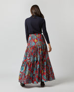 Load image into Gallery viewer, Big Skirt in Sicomore Red Silk Voile
