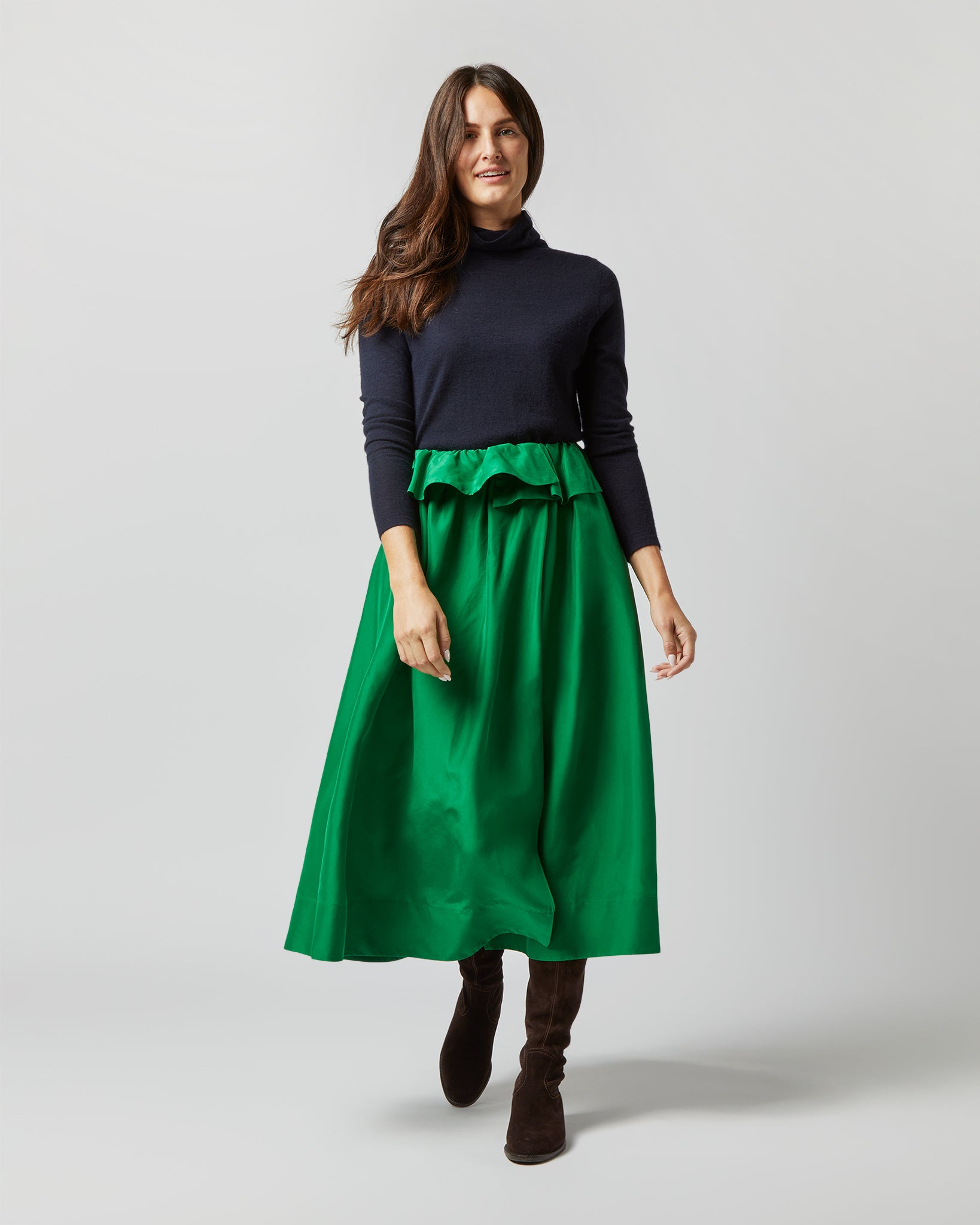 Ulyssa Skirt in Emerald