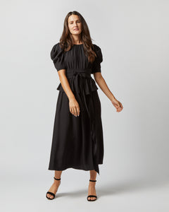 Marion Dress in Noir
