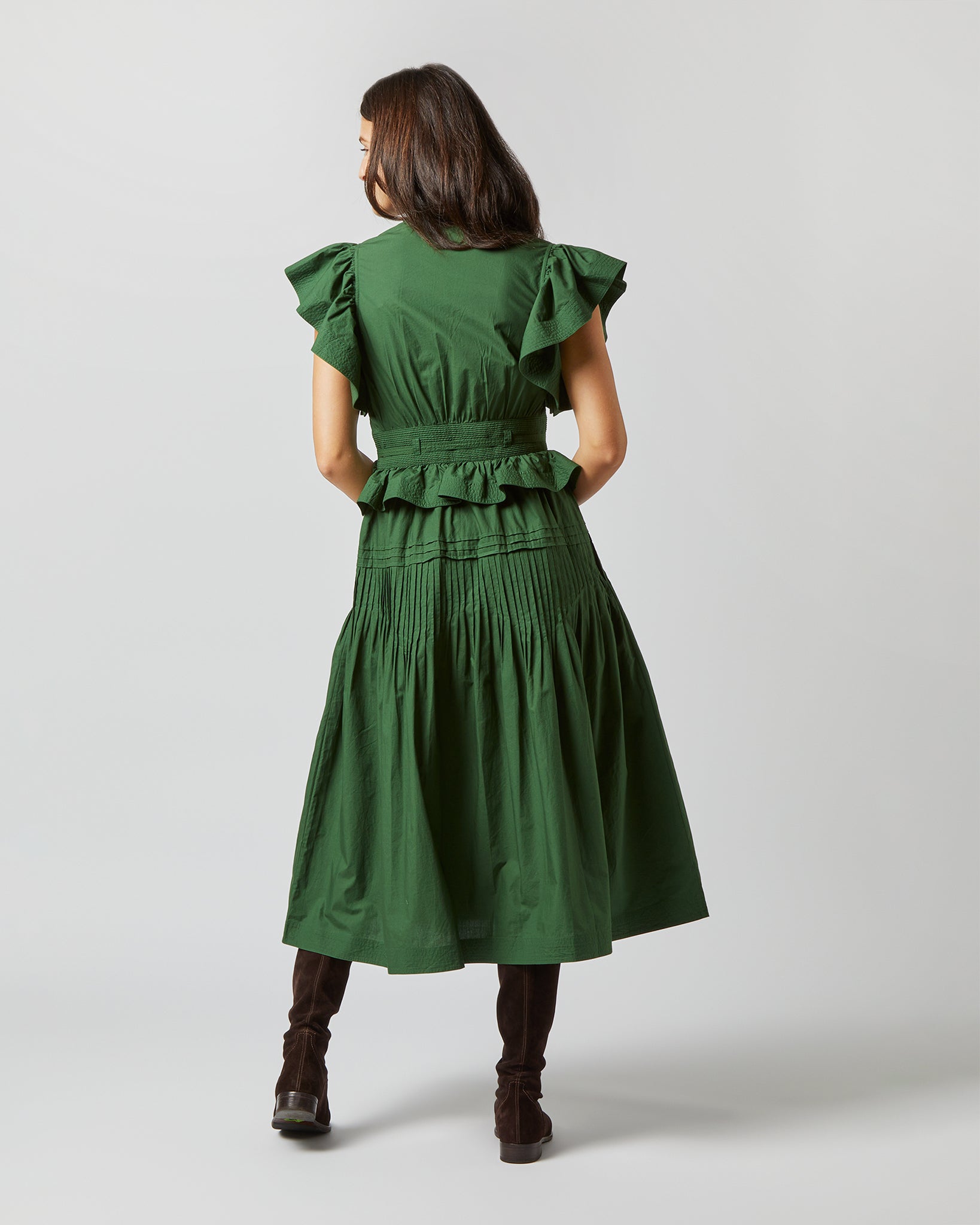 Florence Dress in Juniper | Shop Ann Mashburn Florence Dress in Juniper | Shop Ann Mashburn