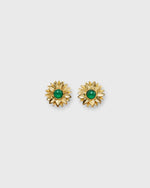 Load image into Gallery viewer, Limoncello Micro Earrings in Gold/Jade
