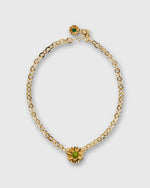 Load image into Gallery viewer, Limoncello Single Necklace in Gold/Jade
