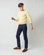 Load image into Gallery viewer, Crewneck Sweater in Lemon Cotton
