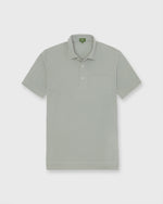 Load image into Gallery viewer, Short-Sleeved Polo in Sage Pima Pique

