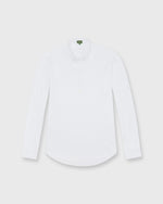Load image into Gallery viewer, Knit Button-Down Popover Shirt in White Pima Pique

