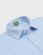 Load image into Gallery viewer, Short-Sleeved Polo in Sky Oxford Pima Pique
