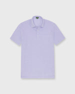 Load image into Gallery viewer, Short-Sleeved Polo in Lavender Oxford Pima Pique
