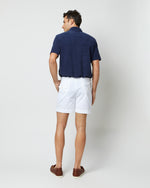 Load image into Gallery viewer, Short-Sleeved Polo in Navy Terry
