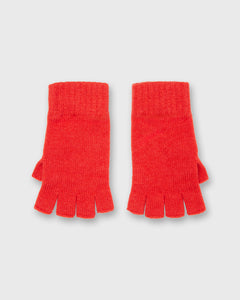 Cashmere Fingerless Gloves in Orkney Red