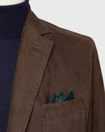 Load image into Gallery viewer, Butcher Jacket in Chocolate Suede
