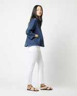 Load image into Gallery viewer, Edith Jacket in Bright Navy Lambskin Suede
