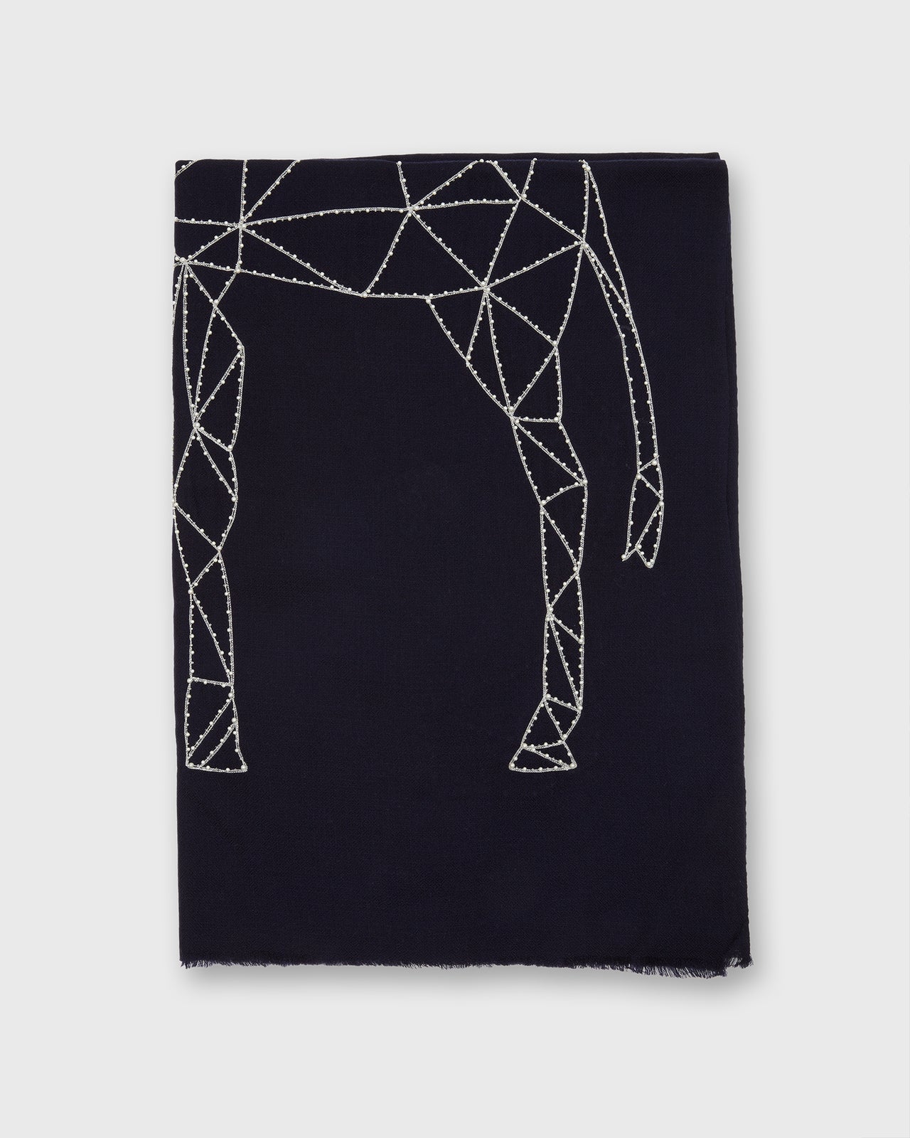 Giraffe/Elephant Scarf in Peacock