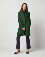 Load image into Gallery viewer, Cocoon Coat in Emerald
