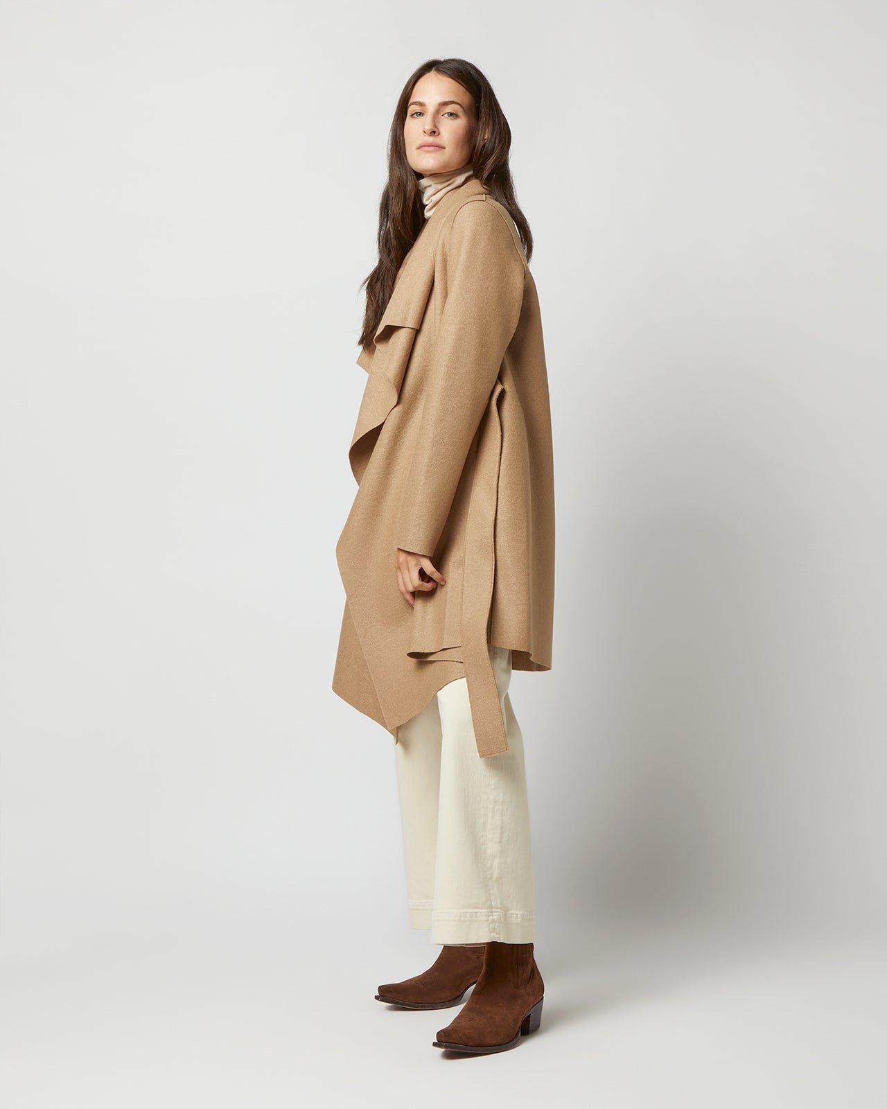 Blanket Coat in Tan