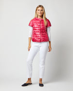 Load image into Gallery viewer, Emilia Cap-Sleeve Jacket in Fuschia
