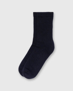 Supermerino Wool Socks in Navy