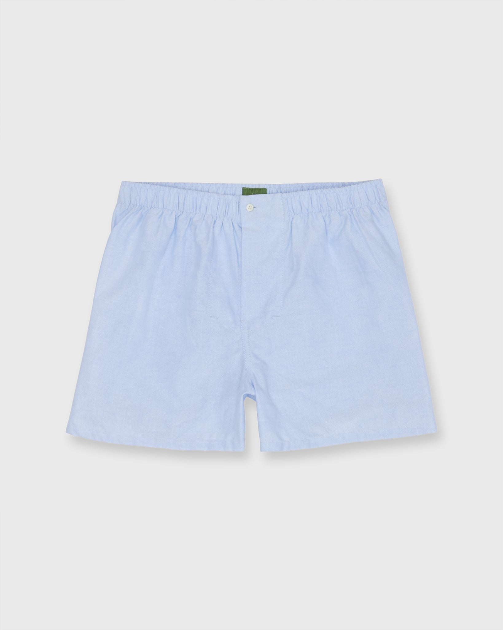 Button-Front Boxer Short in Sky Oxford
