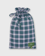Load image into Gallery viewer, Button-Front Boxer Short in Spruce/Brown/Sky Plaid Poplin
