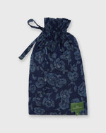 Load image into Gallery viewer, Button-Front Boxer Short in Navy/Slate/Grey Floral Print Poplin
