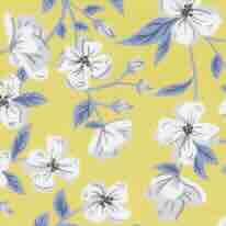 Cotton Print Pocket Square in Marigold Peach Blossom Liberty Fabric