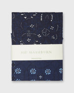 Load image into Gallery viewer, Bandana in Navy/Sky Eclectic Print
