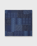 Load image into Gallery viewer, Bandana in Navy/Sky Eclectic Print
