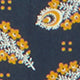 Bandana in Navy/Gold Paisley Feather Liberty Fabric