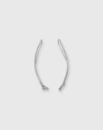 Load image into Gallery viewer, Rattlesnake Rib Earrings in Sterling Silver
