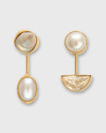 Load image into Gallery viewer, Detachable Drop Earrings in White
