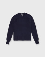 Load image into Gallery viewer, Aria Sweater in Navy Cotton Tape Yarn
