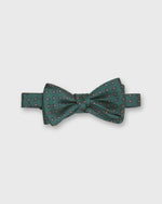 Load image into Gallery viewer, Silk Bow Tie in Forest/Blue/Gold Foulard
