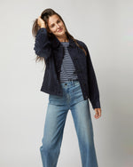 Load image into Gallery viewer, Mod Jacket in Navy Corduroy
