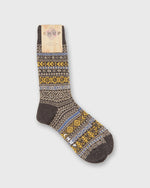 Load image into Gallery viewer, Quiet Forest Socks in Brown Mix
