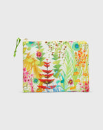 Load image into Gallery viewer, Soft Small Zip Pouch in Ivory Multi Tresco Liberty Fabric
