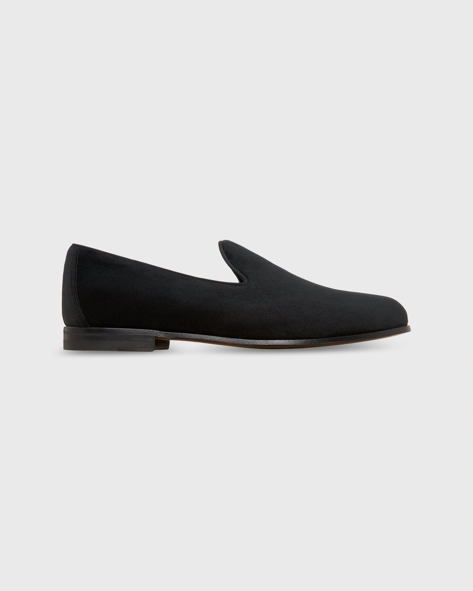 Formal Slipper in Black Velvet