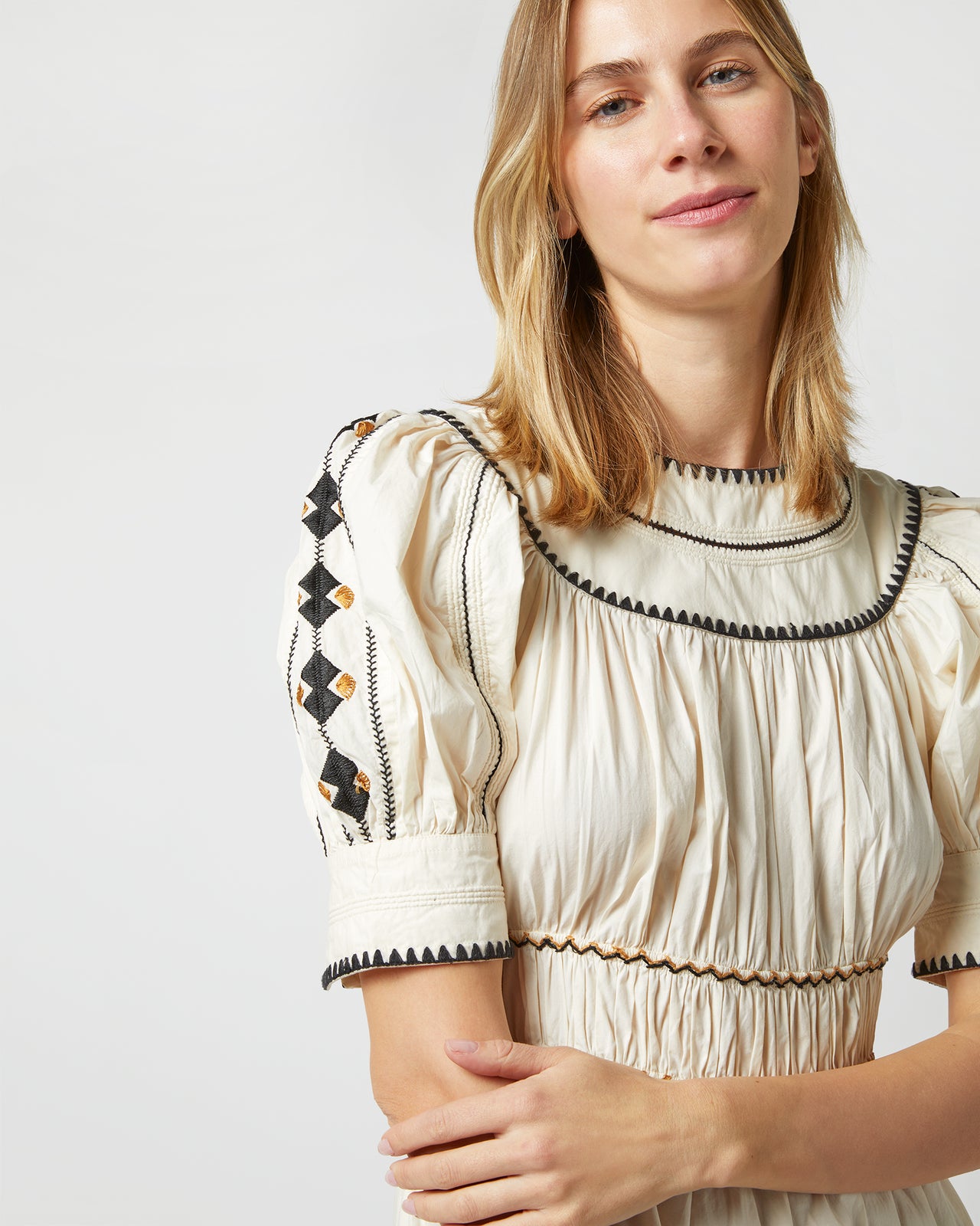 Harriet Dress in Ivory