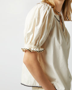 Ruby Top in Ivory