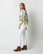 Load image into Gallery viewer, Cerere Blouse in Grenadilla Off White Cotton Popeline
