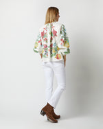 Load image into Gallery viewer, Cerere Blouse in Grenadilla Off White Cotton Popeline
